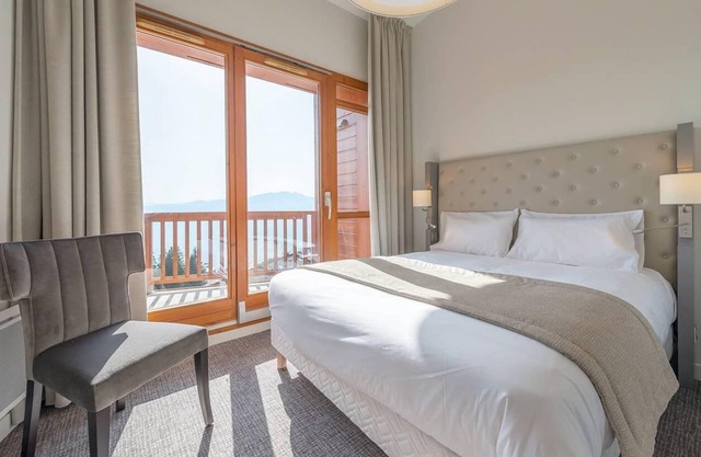 Wifi, 300m de los comercios, piscina, sauna, hammam, balcón, tv, local para esquís, 55m², Les Arcs