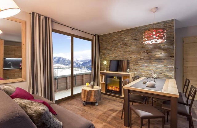 Wifi, 300m del centro estación, fitness, piscina, balcón, tv, local para esquís, 50-58m², Tignes