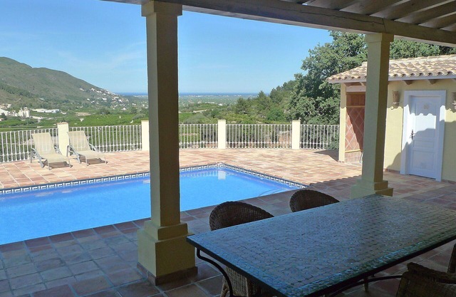 Casa de vacaciones privada con A/C, WIFI, piscina privada, TV, terraza, vista panorámica