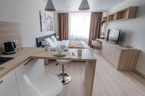 Yes, apartments in the apart-hotel near the botanical garden