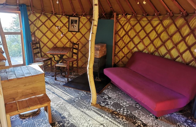 A comfortable yurt in the heart of the mountains