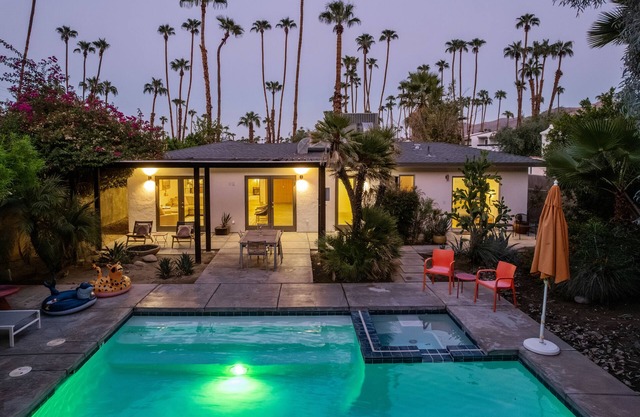 Zen Modern Home - Wind Free S Palm Springs - PISCINA / SPA DE AGUA SALADA