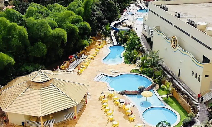 Caldas Novas Complejo | Águas Termais Naturais Piscinas Quentes 24h Sauna Free Golden Dolphin Grand Hotel
