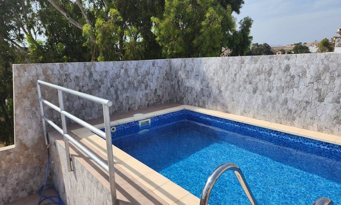 Playa de Vera Apartamento | Ático precioso muy luminoso con piscina privada!