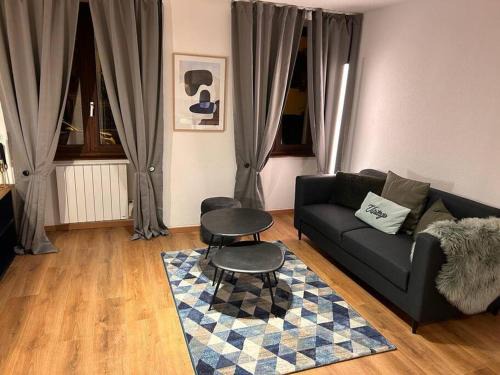 Delle Apartamento | Élégant F2 luxueux proche Suisse