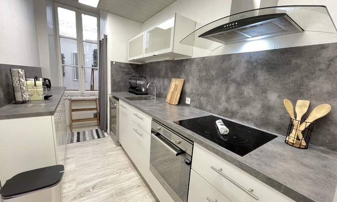 La Villette Apartamento | {Ô Joll's} Proche Docks et Centre Ville Marseille Clim