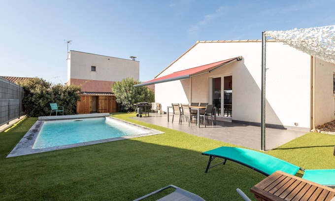 Vendres Casa | Ô Soleil - Avec piscine privée