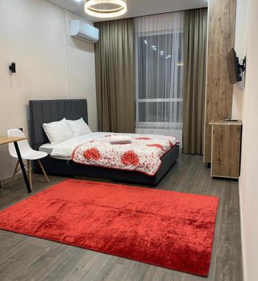 Almaty District Apartamento | б127 Нурлы жол