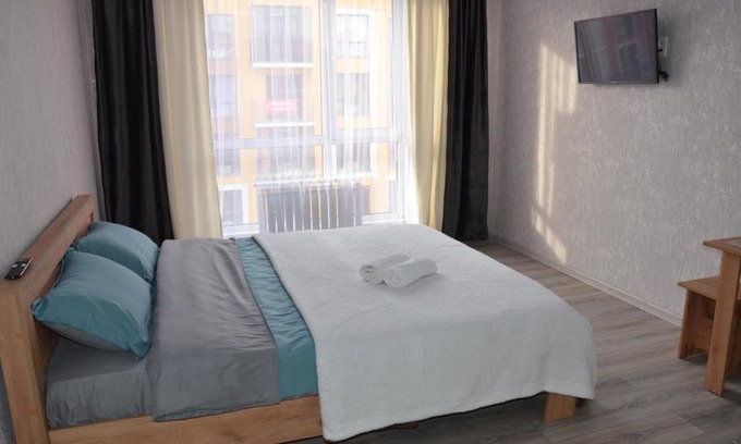 Kaztsik Apartamento | Студия №2 LifeHouseAlmaty в ЖК Теремки-2