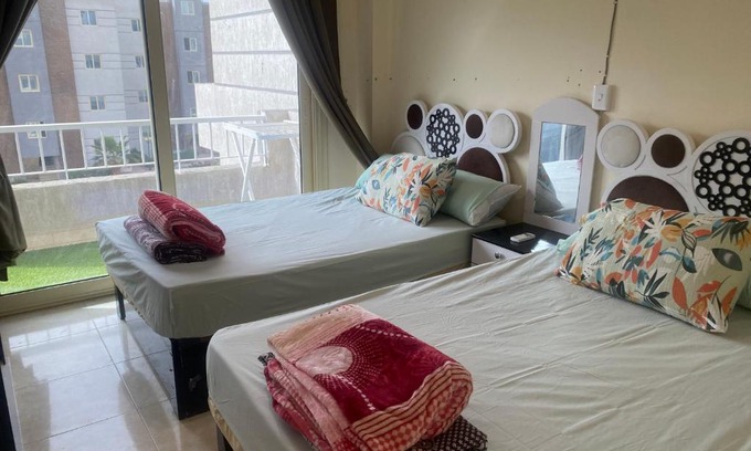 Marsa Matruh Apartamento | شقه فندقيه فاخرة مكيفة الهواء بقرية سياحية متكاملة الخدمات شاطيء رملي وحمامات سباحة واكوابارك على بعد دقائق من مطروح