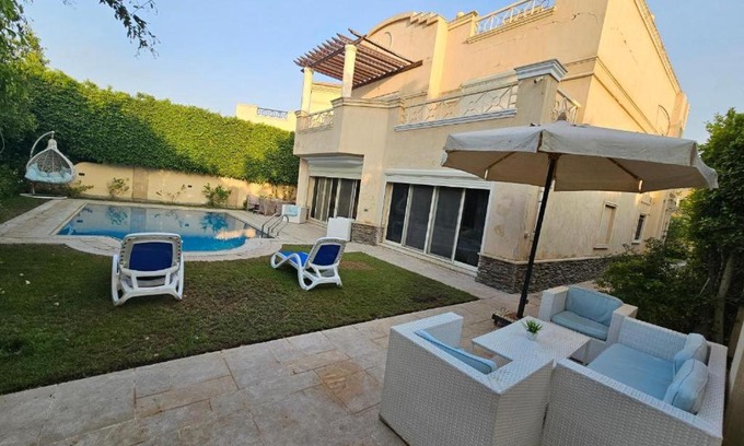 New Cairo Villa | فيلا فاخرة للايجار حمام سباحة التجمع الخامس