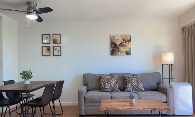 McCully - Moiliili Apartamento | 05 FREE Parking/10 min beach/2br-Waikiki/Ala Moana