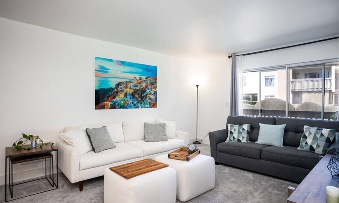 Loma Alta Condominio | 1.5 mile to beach, Gated complex, Pool, spa, exercise room, walk to restaurants.