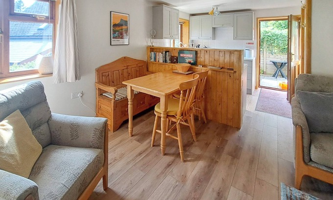Knighton Cabaña | Alojamiento de 1 habitaciones en Llanfair Waterdine, near Knighton