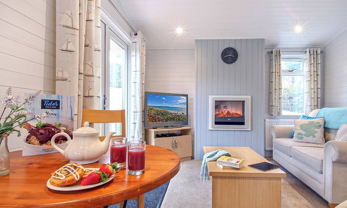 New Forest District Chalet De Esquí | Alojamiento de 1 habitaciones en Milford-on-Sea, Nr Lymington
