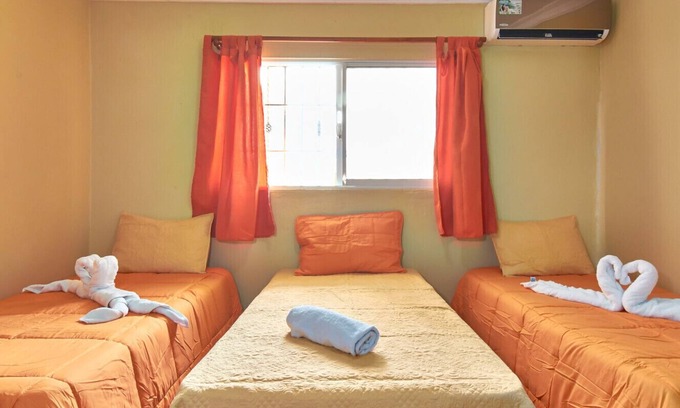 Corales del Sur Apartamento | Tropical Island Aparthotel - Apartamento de un dormitorio, terraza, vistas al mar (3 camas individuales)