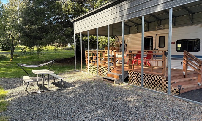 Forks Casa | 1-bedroom camper trailer minutes from Olympic Peninsula