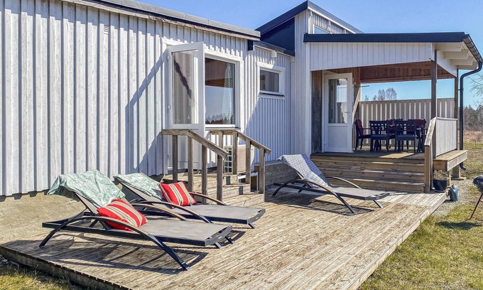Klintehamn Casa | Acogedora casa de 1 dormitorio en.
