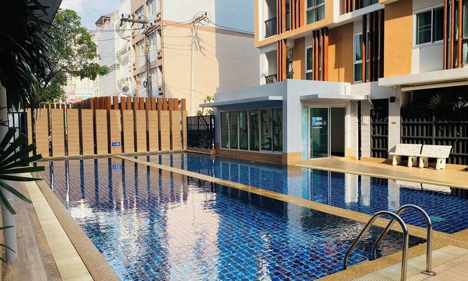 Udon Thani Apartamento | Apartamento de 1 habitación doble con piscina en alquiler en UdonThani con gimnasio Lavandería