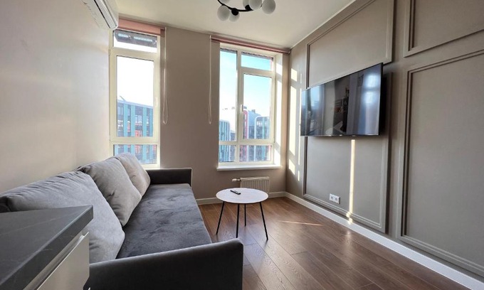 Holosiivskyj Apartamento | 1-к кв. ЖК Respublika, Бульвар Тадея Рильского 3, метро Теремки 10 мин