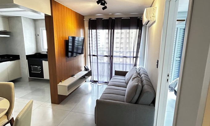 Caicara Apartamento | 1 min from the beach with pool, air conditioning, pet and kids area. Gym/games room