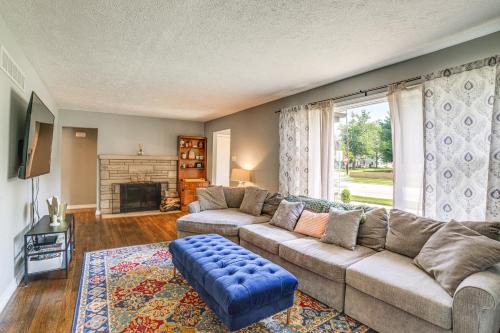 South Bend Casa | 1 Mi to Notre Dame Stadium Quiet Home with Fire Pit