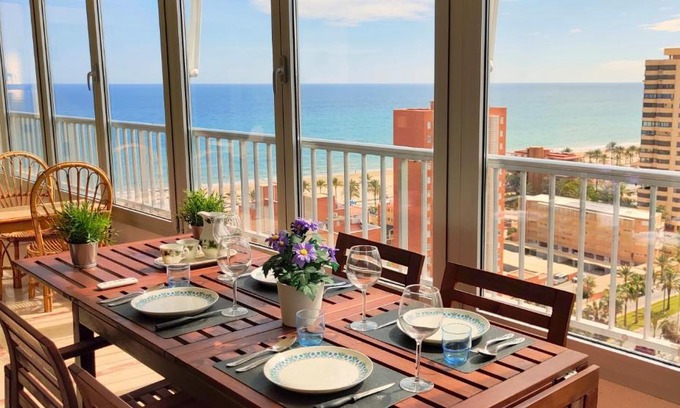 Playa de San Juan Apartamento | Playa de menos de 1 minuto, vistas al mar, aire acondicionado, WiFi, piscina, 3xTennis