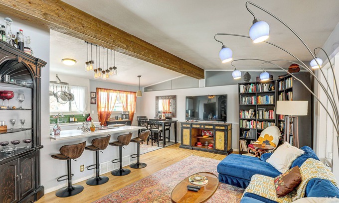 Harvey Park Casa | 10 Mi to Red Rocks: Denver Home w/ Fire Pit!