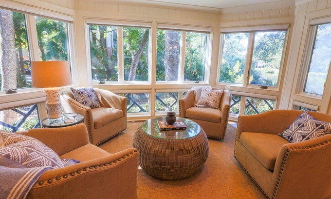 Kiawah Island Condominio | 10 Min Walk To Beach Dog Friendly Renovated Villa With Custom, High End Finishes & Lagoon Views