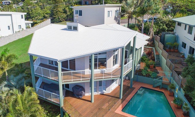 Coolum Beach Casa | 10 Mona Vista Crt, Coolum Beach, VISTAS, WiFi, Se aceptan mascotas