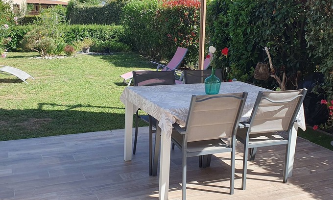 Poggio-Mezzana Villa | Niza confortable de 2 terrazas, amplio jardín, 100m de la playa, Costa Verde