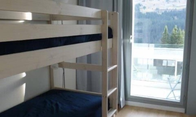Flaine Apartamento | A 350m de las pistas de esquí, 3.o piso, vista montaña, balcón, tv, 46m², Flaine