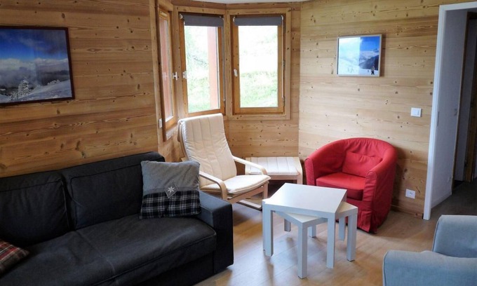 Bellentre Apartamento | A 100m de las pistas de esquí, 1.o piso, vista valle, balcón, tv, 55m², Montchavin La Plagne