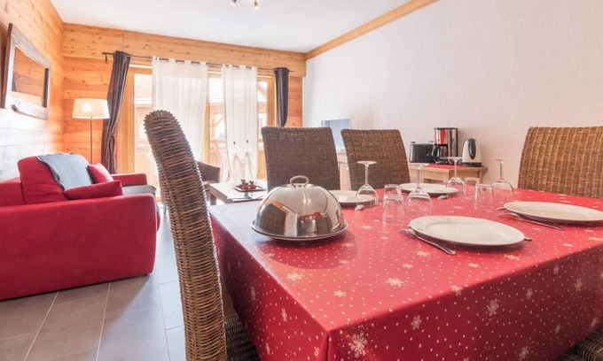 Montgenevre Apartamento | 100m from ski slopes, terrace, parking, 70m², Montgenèvre