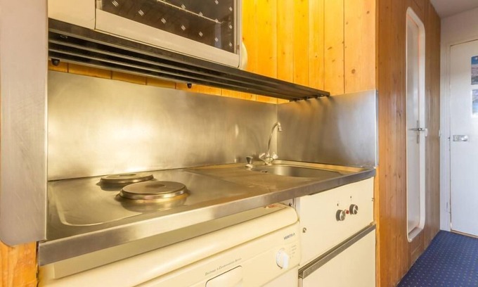 Arc-1800 Apartamento | A 10m de las pistas de esquí, 11.o piso, vista pistas, balcón, tv, 24m², Les Arcs