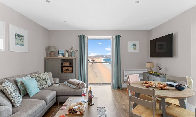 Torcross Apartamento | 11 At The Beach, Torcross: un apartamento con capacidad para 4 personas en 2 habitaciones
