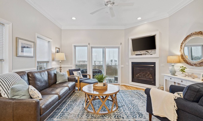 Waters Edge Casa | 110 Waters Edge! Luxury River Views with Community Pool, Screen Porch
