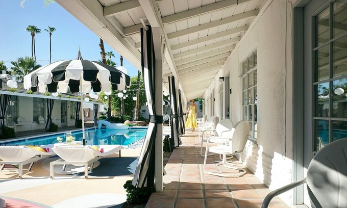 Tahquitz River Estates Villa | 11BR Designer Villa! Poolside Dntwn PS! Sleeps 30