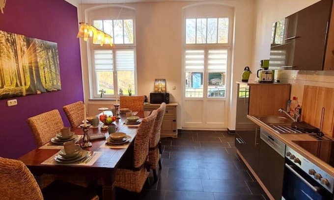 Arnsdorf Apartamento | 120m², 6+1 Pers. 3 SZ / 4TV 100 Mbit/s +netflix