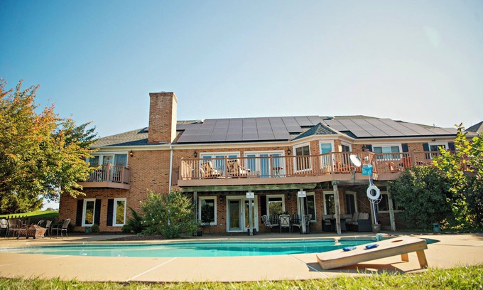 Castleton Casa | 14-Person House with Pool and Hot Tub on Spectacular Estate