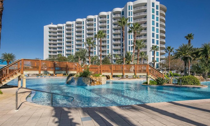 Indian Bayou Condominio | 1411 | Walk to Morgans! Tropical Pools & Amenities Galore!
