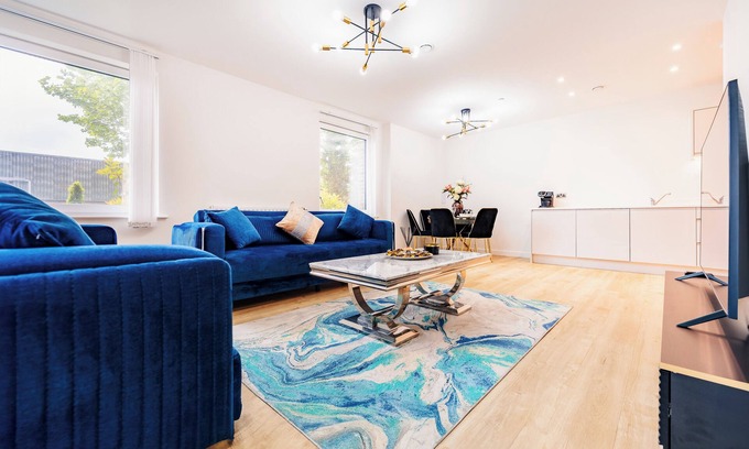 Royal Docks Apartamento | -15% LUX Riverside Duplex Masionette By LCY/ExCeL I 25min to Tower of London