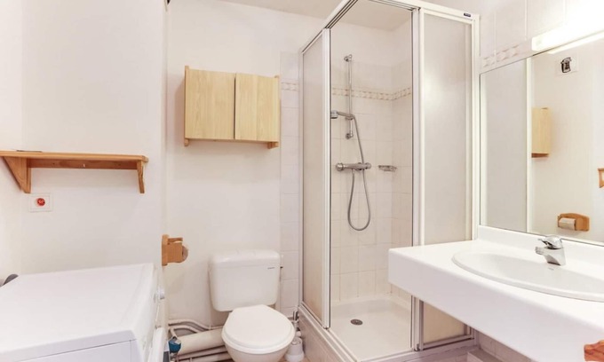 Vallandry Apartamento | 200m del centro estación, 1.o piso, terraza, tv, local para esquís, 75m², Peisey-Vallandry