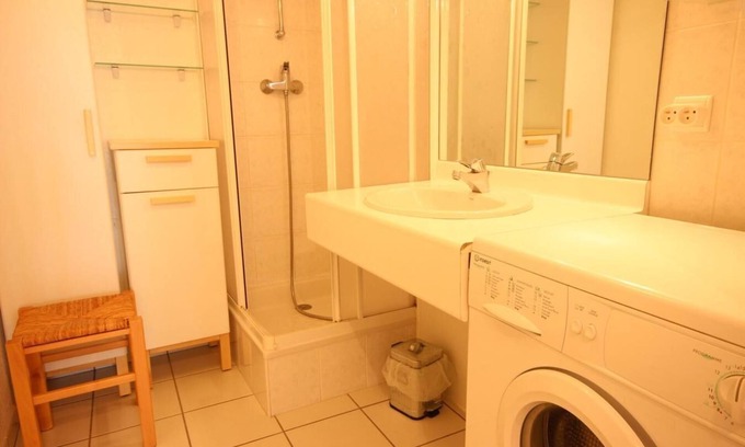 Vallandry Apartamento | 200m del centro estación, 1.o piso, vista montaña, tv, local para esquís, 48m², Peisey-Vallandry