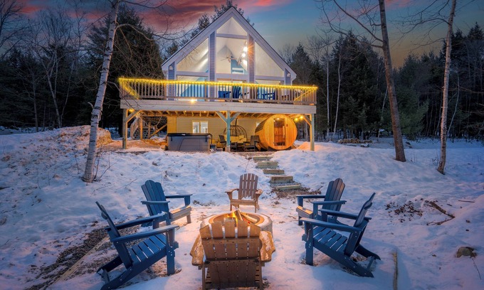Bethel Cabina | 15minSundayRiver+Hot-tub+Sauna+Arcade