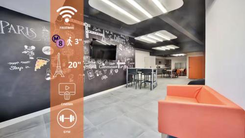 Charenton-le-Pont Apartamento | 16.Studio#Charenton#Fitness#Cinema