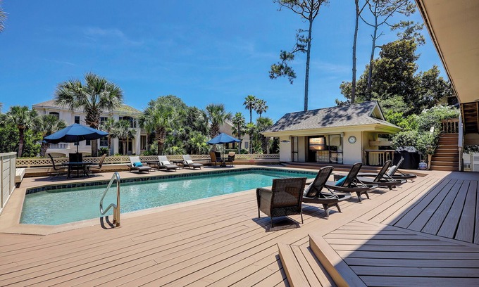 Palmetto Dunes Casa | 162 Boya de amarre: espectacular de un hogar amable en Palmetto Dunes.
