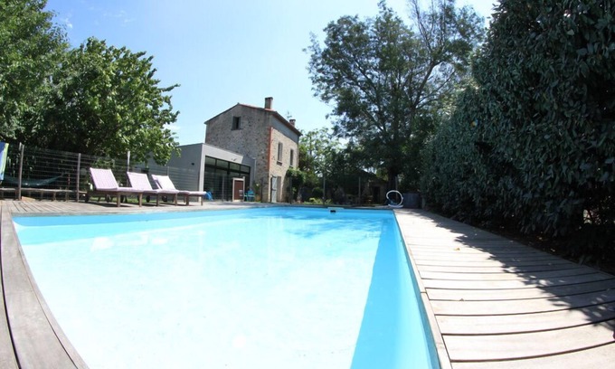 Amelie-les-Bains-Palalda Casa | Villa de vacaciones de 170m2 para 8 personas. con piscina, cerca del mar / montaña y Céret