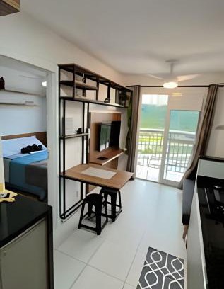 Panamby Apartamento | 1710B Est Joao dias - Villa Blue Tree - Apartamento com varanda com Vista Ponte Laguna