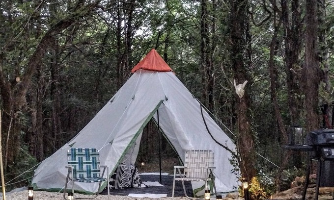 Lewisburg Alquiler De RV | 18' Tent Wooded Primitive Site